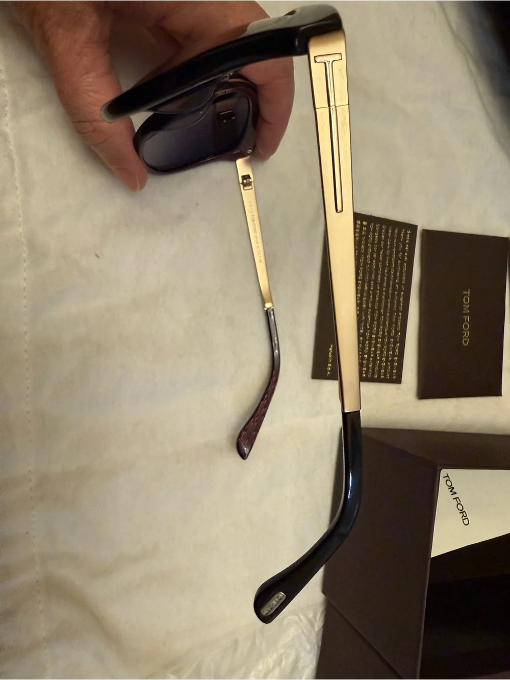 Tom Ford Emma Black Frame Sunglasses with Gray Gradient Lenses